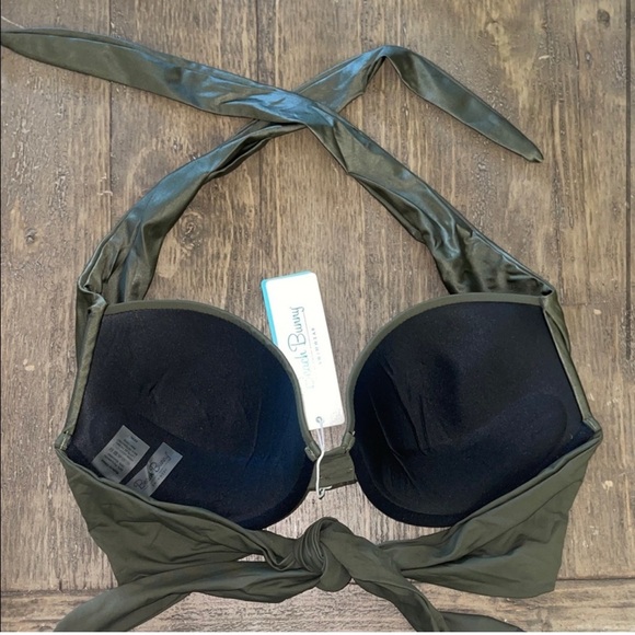 Beach Bunny Olive push up halter Bikini Set 3XL - Picture 9 of 13